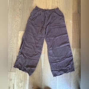 🌱 Women’s Aerie Soft Jogger Pants (S/P) – Great for Outdoors - Brown/Mauve 🌱